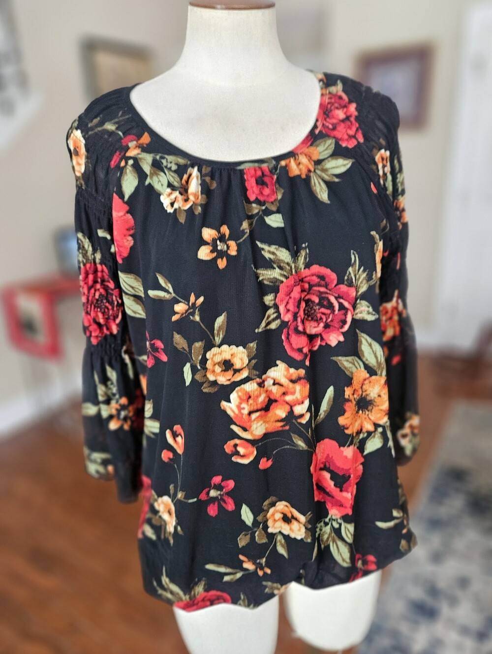 Ember Floral Top Medium